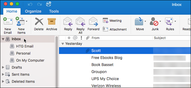 move draft folder in outlook for mac 2016